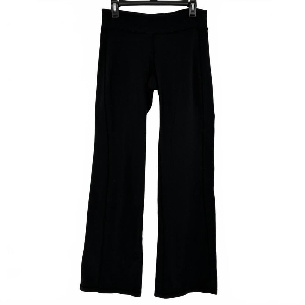 Athleta Kickbooty Flare Leggings Yoga Pants Black Medium